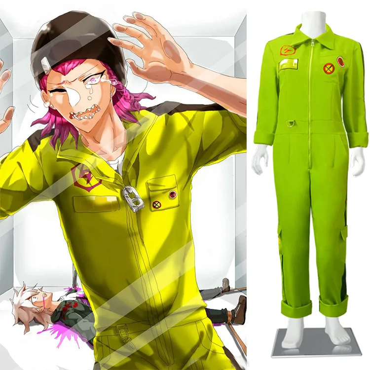 Despair School Costumes Danganronpa Kazuichi Souda Cosplay Costume Anime Carnival Men Repairman Cos Halloween Funny Jumpsuits
Despair School Costumes Danganronpa Kazuichi Souda Cosplay Costume Anime Carnival Men Repairman Cos Halloween Funny Jumpsuits