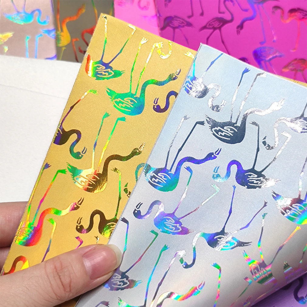 30*135CM Flamingo Metallic Embossed PU Holographic Faux Leather Fabric Sheet for Making Shoes/Bags/Belts/DIY Accessories
30*135CM Flamingo Metallic Embossed PU Holographic Faux Leather Fabric Sheet for Making Shoes/Bags/Belts/DIY Accessories