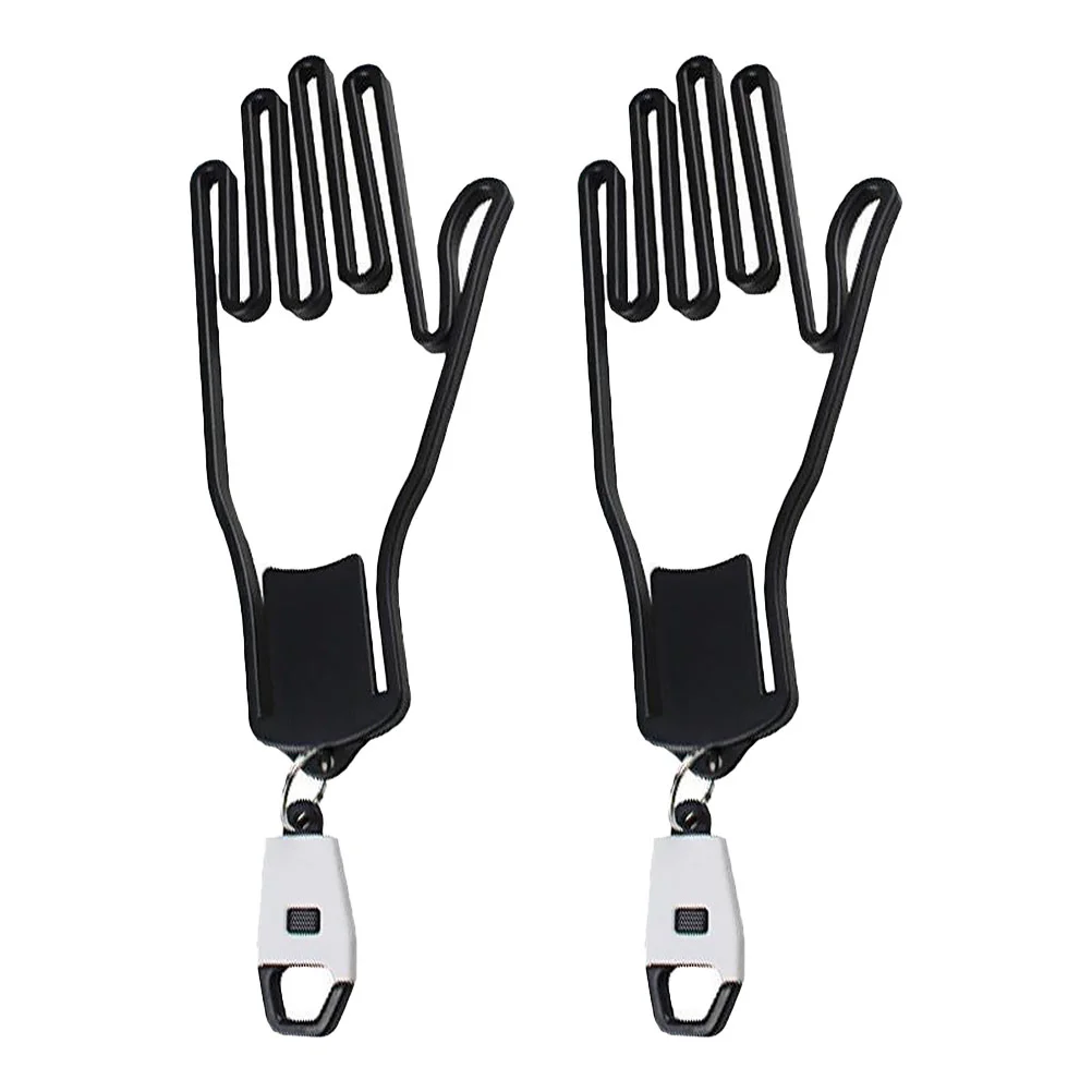 

2 Pcs Golf Glove Holder Plastic Golfs Hanging Racks Keeper Gloves Accessories Design Abs Drying Frames Lovers Gifts