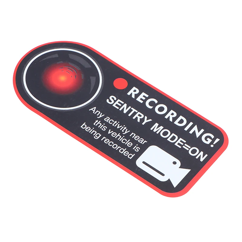 

1Pair Suitable for sentinel mode recorder static sticker record reminder Car Window Sticker