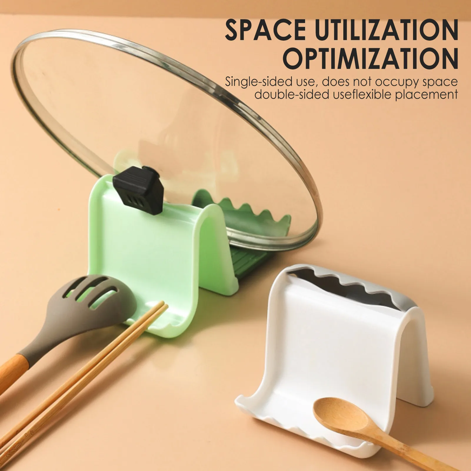 Kitchen Utensil Holder With Drip Pad Novel Spatula Holder Pot Lid Spoon Holder With Wave-Shaped Tooth Design Multifunctional
Kitchen Utensil Holder With Drip Pad Novel Spatula Holder Pot Lid Spoon Holder With Wave-Shaped Tooth Design Multifunctional