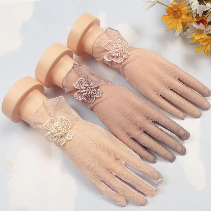 Fashion Sexy Lace Touch Screen Gloves Summer Sunscreen Ladies Anti-UV Driving Anti-Skid Cycling Lace Mesh Lotus Leaf Gloves
Fashion Sexy Lace Touch Screen Gloves Summer Sunscreen Ladies Anti-UV Driving Anti-Skid Cycling Lace Mesh Lotus Leaf Gloves