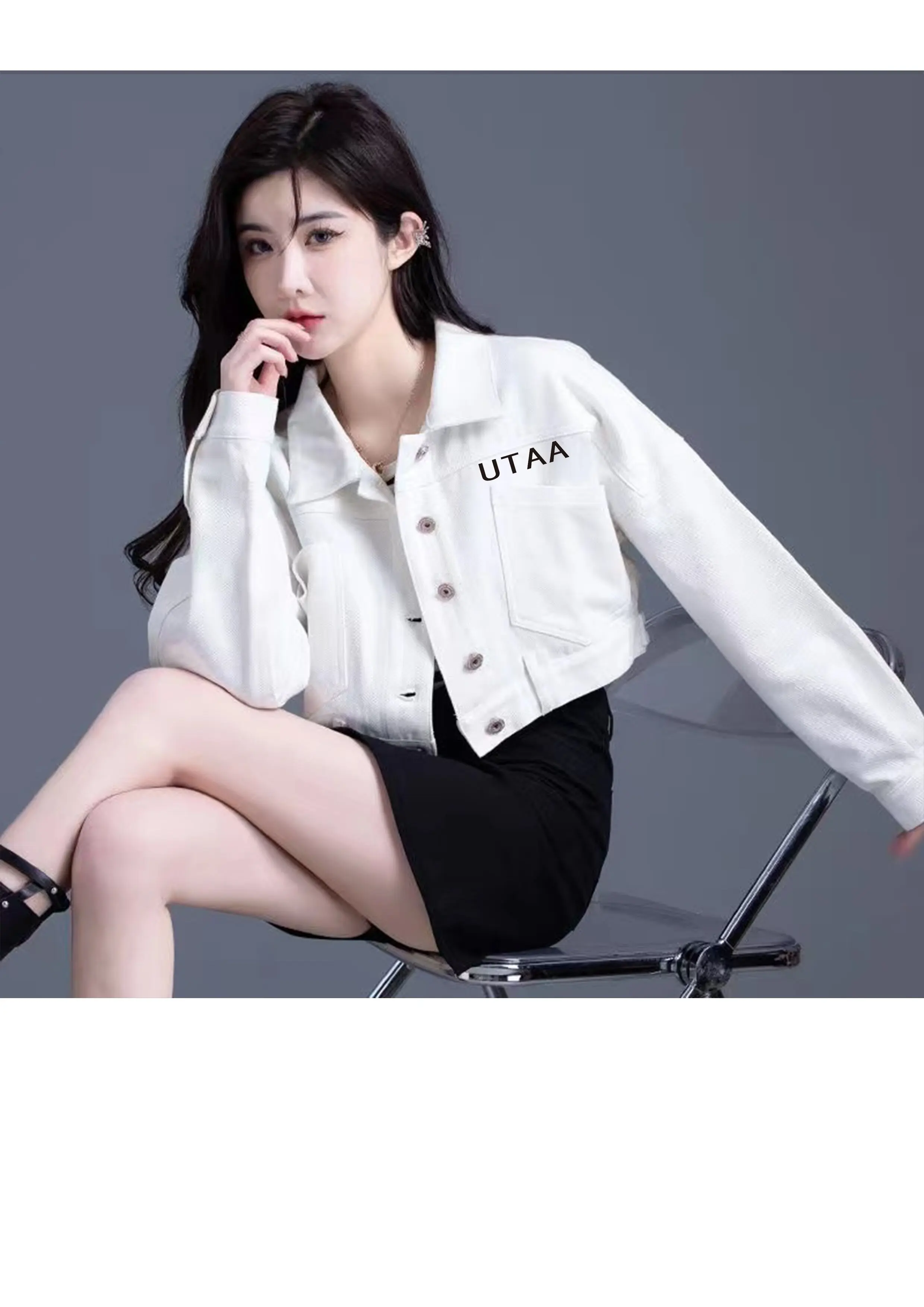 Популярная короткая джинсовая куртка Utaa для девочек
Популярная короткая джинсовая куртка Utaa для девочек