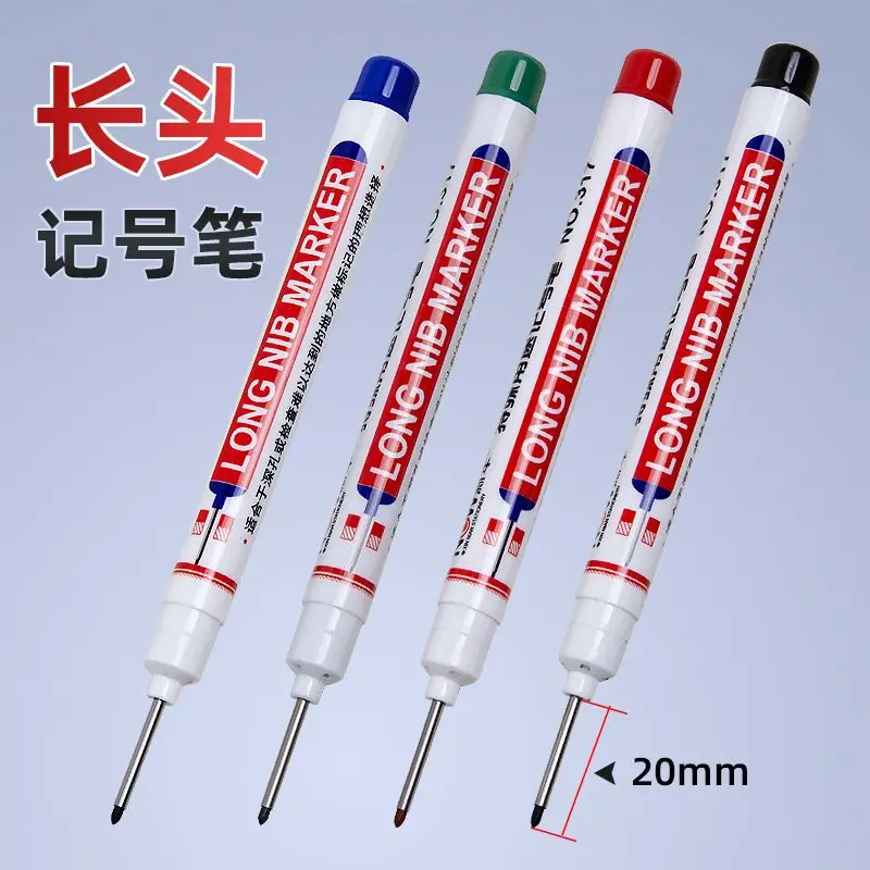 20-30mm Tip Color Long Nib Marker Pen Smoothly Write for Furniture Car Tyres Rubber Black Red Blue Green Permanent Ink
20-30mm Tip Color Long Nib Marker Pen Smoothly Write for Furniture Car Tyres Rubber Black Red Blue Green Permanent Ink