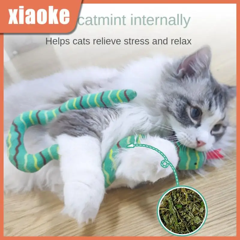 Pet Periphery Plush Toy Snake Add Catnip Inside Wear-resistant Interactive Cat Toy Pp Cotton Small Snake Shape Rod Mouse Toy
Pet Periphery Plush Toy Snake Add Catnip Inside Wear-resistant Interactive Cat Toy Pp Cotton Small Snake Shape Rod Mouse Toy