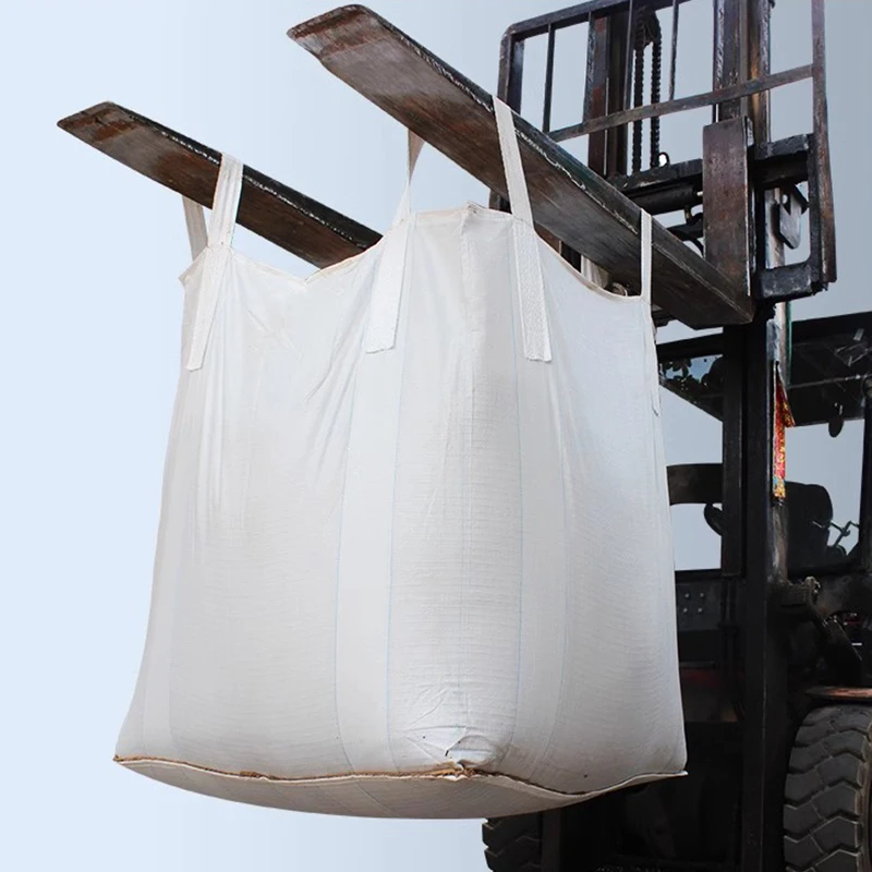 

1pcs Ton Bag Made of Brand New Material Thickened and Wear-resistant Lifting Space Container Bag Bulk Cement Woven Bag 1-1.3 Ton