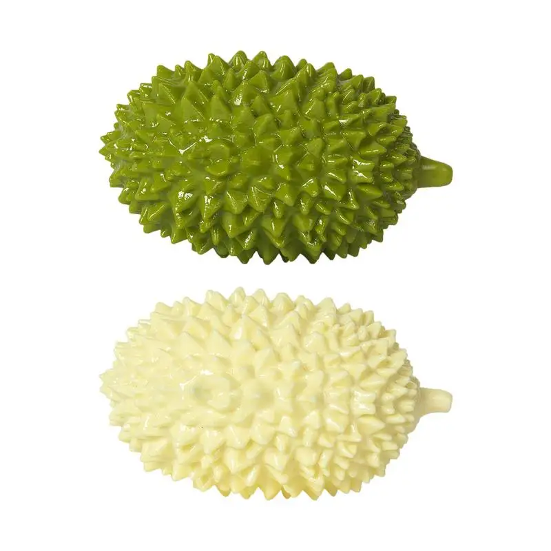 

Teething Toys For Puppies Durian Shape Bite Resistant Toy For Dogs Pet Squeaky Toys For Puppies And Dogs Interactive Pet Dog