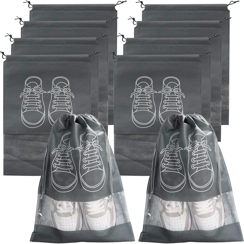 1/3/5pcs Shoes Storage Bag Portable Organizer Travel Transparent Dust Proof Drawstring Shoes Clothing Hanging Waterproof Pocket
1/3/5pcs Shoes Storage Bag Portable Organizer Travel Transparent Dust Proof Drawstring Shoes Clothing Hanging Waterproof Pocket