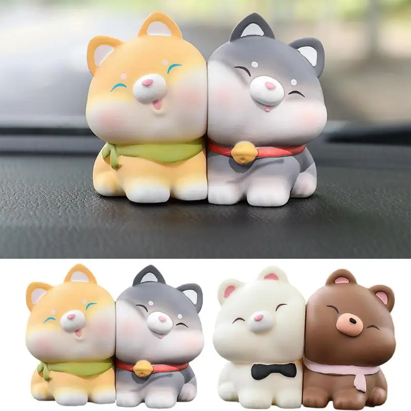 2pcs Cute Car Ornament Auto Resin Material Mini Dog Doll Interior Decor Cute Animal Shape Automobile Decoration Accessories
2pcs Cute Car Ornament Auto Resin Material Mini Dog Doll Interior Decor Cute Animal Shape Automobile Decoration Accessories