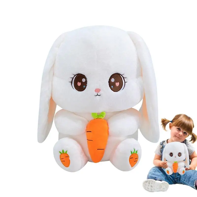 

30cm/12 Inch Huggable Stuffed Rabbit Toy Bunny Stuffed Animal Easter Gift For Babies Toddlers Kids Soft And Cuddly Plush Bunny