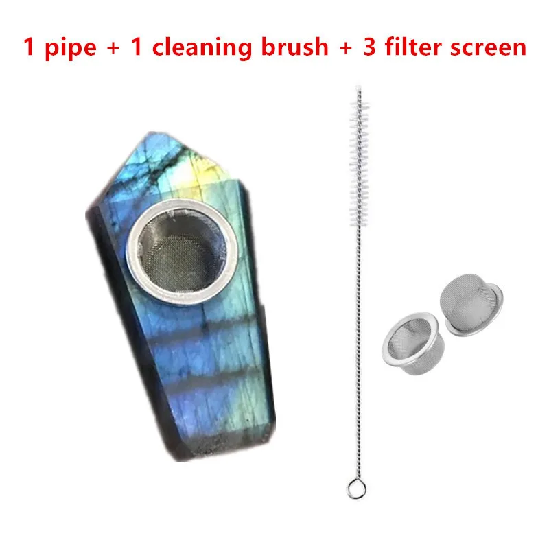 Labradorite Small Smoking Pipe Natural Stones and Minerals with Strainer Hand-Made 1 Pc Wholsale Smoke Pipe
Labradorite Small Smoking Pipe Natural Stones and Minerals with Strainer Hand-Made 1 Pc Wholsale Smoke Pipe