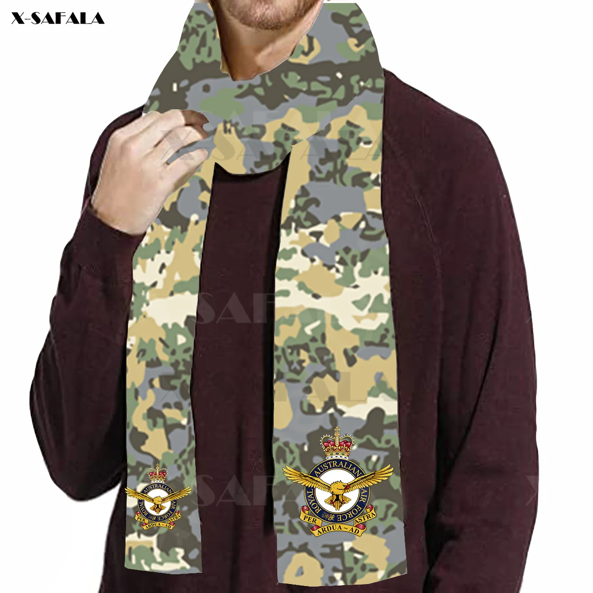 Australian Army Emblem Camouflage 3D Printed Scarf Long Scarves Shawl Muffler Men's Gift 100% Pure Cashmere Feel Super Soft
Australian Army Emblem Camouflage 3D Printed Scarf Long Scarves Shawl Muffler Men's Gift 100% Pure Cashmere Feel Super Soft