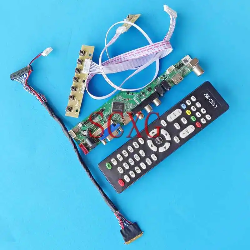 TV Analog LCD Panel Controller Board Fit A089SW01 B089AW01 N089L6 VGA USB RF 1024*600 LVDS 40-Pin HDMI-Compatible DIY Kit 8.9"
TV Analog LCD Panel Controller Board Fit A089SW01 B089AW01 N089L6 VGA USB RF 1024*600 LVDS 40-Pin HDMI-Compatible DIY Kit 8.9"