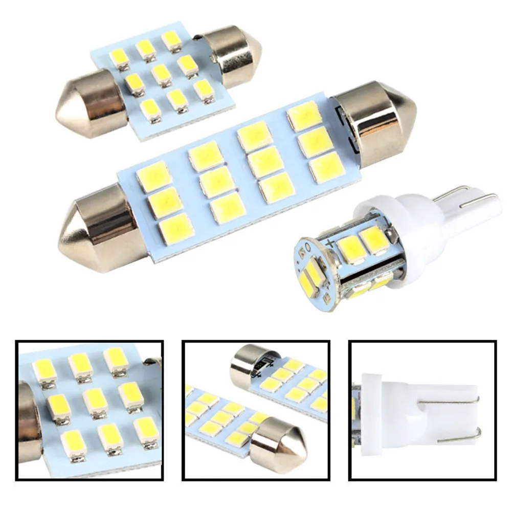 20PCS LED Interior Light Bulb Kit Bulb 12V Car Trunk Dome Light 6000K White License Plate Light Auto Reading Lamp T10 31mm 42mm
20PCS LED Interior Light Bulb Kit Bulb 12V Car Trunk Dome Light 6000K White License Plate Light Auto Reading Lamp T10 31mm 42mm
