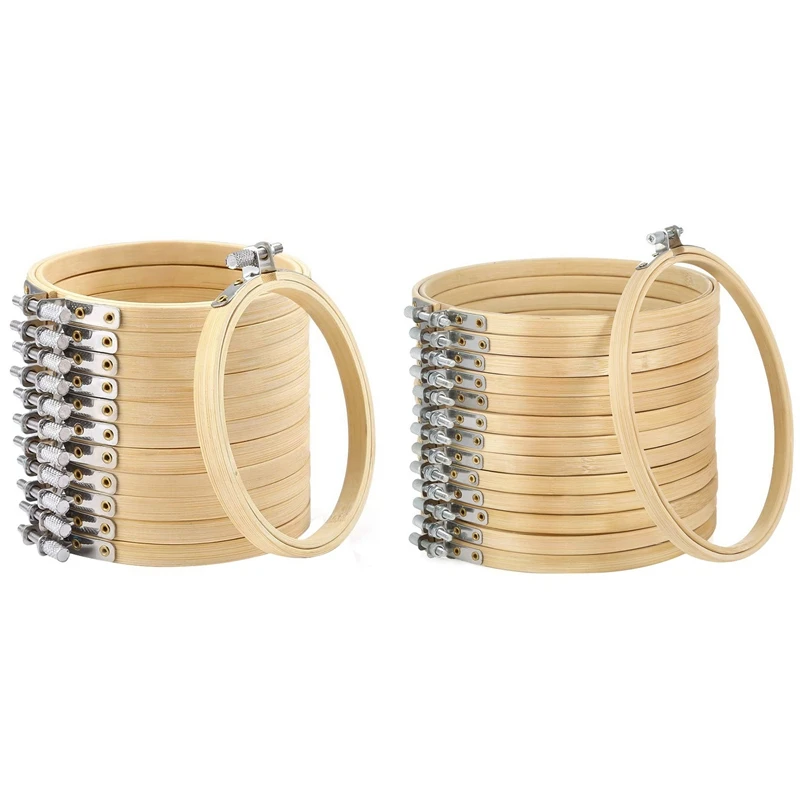 14 Pieces 6 Inch Embroidery Hoops Bulk Cross Stitch Hoop Ring With 12 Pieces 4 Inch Embroidery Hoops Bulk Bamboo Circle
14 Pieces 6 Inch Embroidery Hoops Bulk Cross Stitch Hoop Ring With 12 Pieces 4 Inch Embroidery Hoops Bulk Bamboo Circle