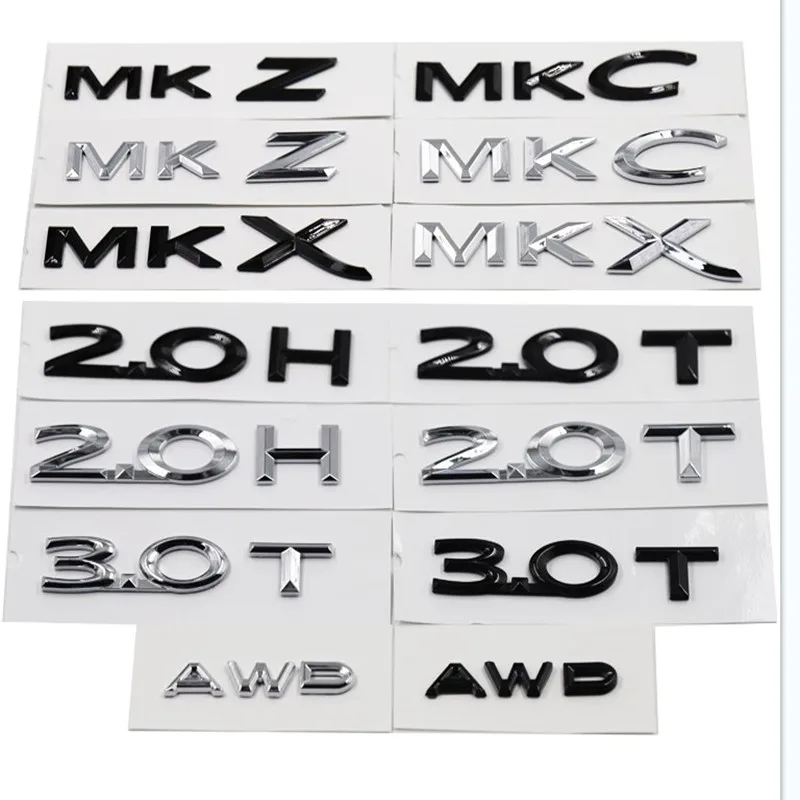 Car Styling Trunk Sticker Rear Emblem Sticker For Lincoln MKZ MKX MKC Nautilus Continental Navigator 2.0T 3.0T 2.0H Logo Sticker
Car Styling Trunk Sticker Rear Emblem Sticker For Lincoln MKZ MKX MKC Nautilus Continental Navigator 2.0T 3.0T 2.0H Logo Sticker