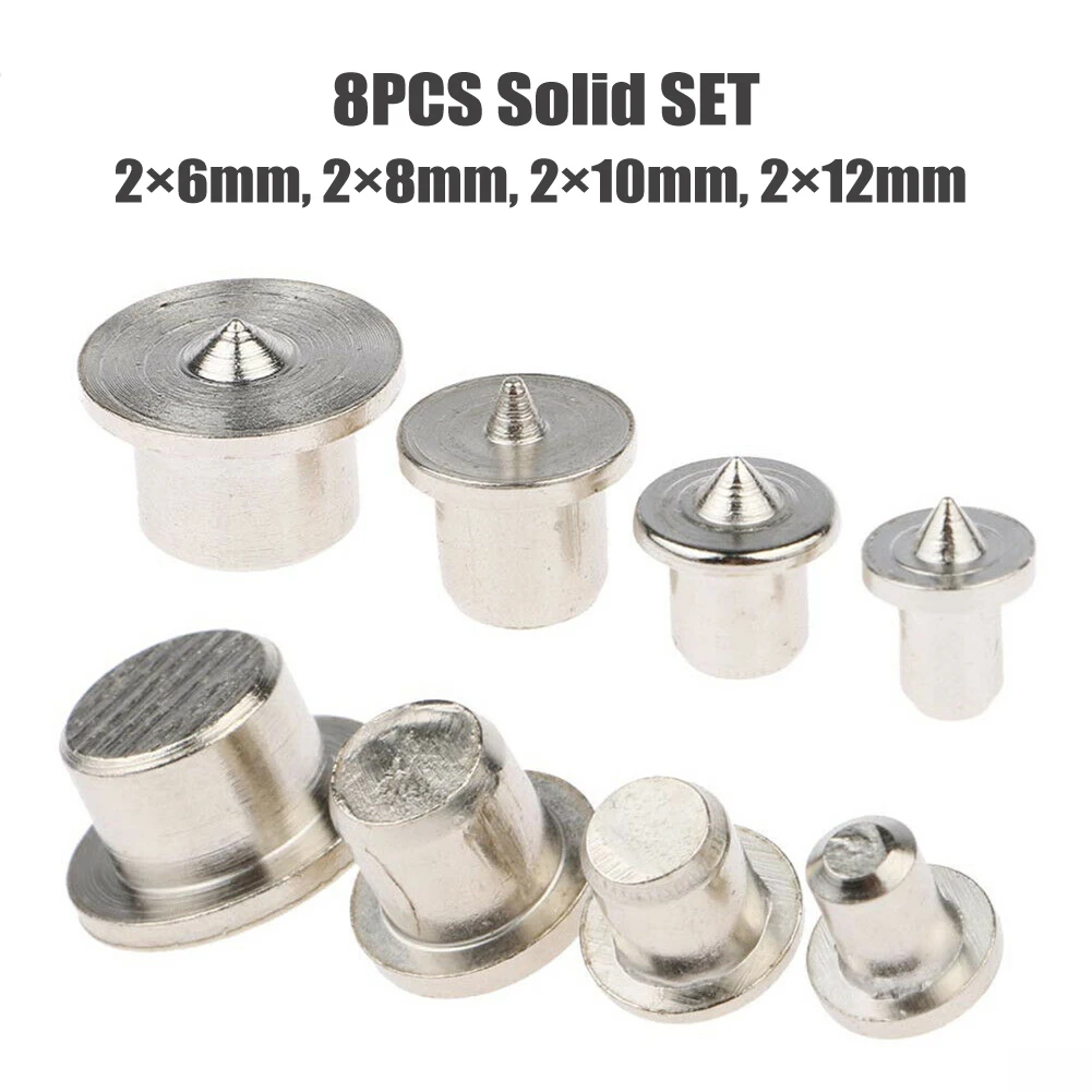 8pcs 6-8-10-12mm Solid Hollow Dowel Centre Point Marker Hole Tenon Center Set For Install Wardrobes Cabinets Tables
8pcs 6-8-10-12mm Solid Hollow Dowel Centre Point Marker Hole Tenon Center Set For Install Wardrobes Cabinets Tables