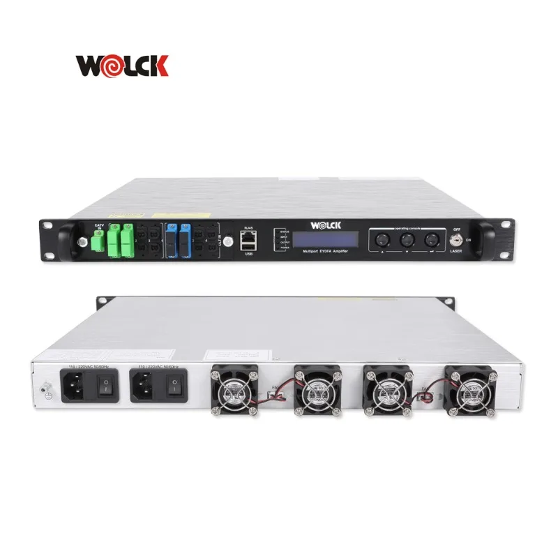 16dbm 23 Dbm De 4 Puert 1550nm 4 Puerto 4 Port WDM Catv Optical Amplifier EDFA
16dbm 23 Dbm De 4 Puert 1550nm 4 Puerto 4 Port WDM Catv Optical Amplifier EDFA