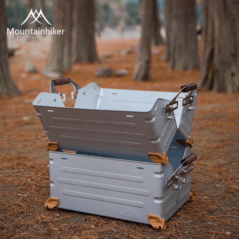 Mountainhiker Outdoor Multi-functional Aluminum Alloy Foldable Storage Camping Travel Storage Open Box Can Be Used As A Table 
Mountainhiker Outdoor Multi-functional Aluminum Alloy Foldable Storage Camping Travel Storage Open Box Can Be Used As A Table