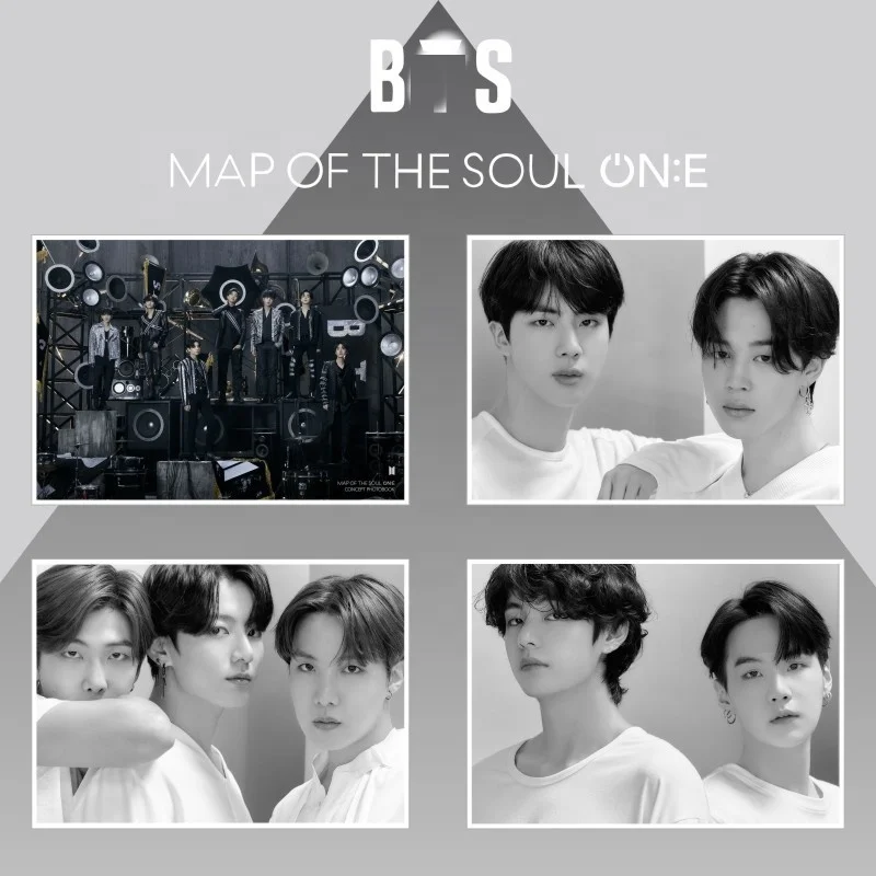Wholesale 4pcs/set Kpop Map Of The Soul ON:E Concept Photo Bangtan Boys Adhesive Sticker HD Poster New Photo Album Wall Sticker
Wholesale 4pcs/set Kpop Map Of The Soul ON:E Concept Photo Bangtan Boys Adhesive Sticker HD Poster New Photo Album Wall Sticker