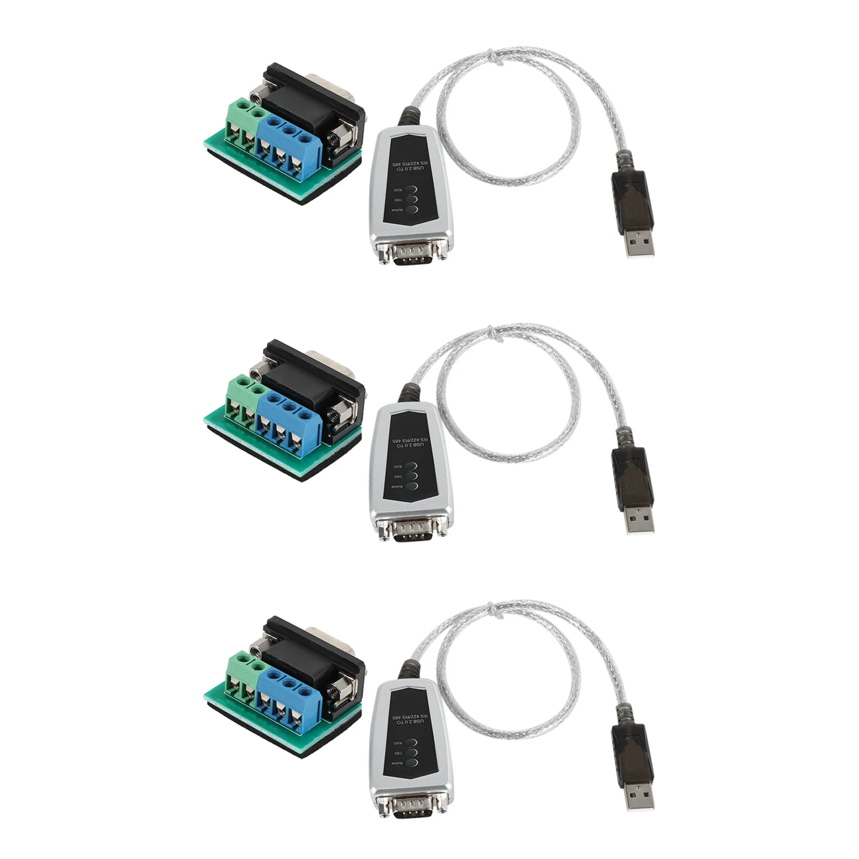3X USB to RS485 RS422 Serial Converter Adapter Cable FTDI Chip for Windows 10 8 7,XP and Mac
3X USB to RS485 RS422 Serial Converter Adapter Cable FTDI Chip for Windows 10 8 7,XP and Mac