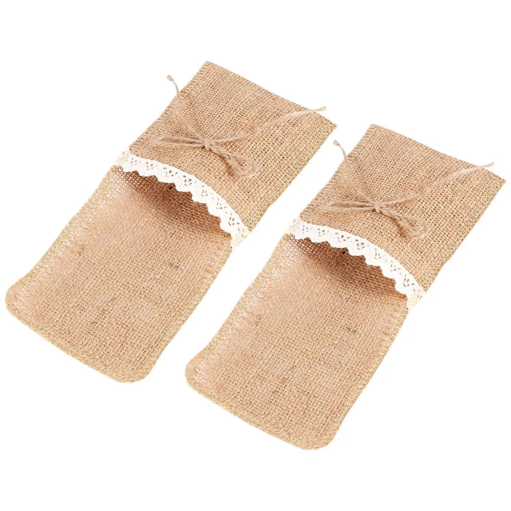 20PCS Country Wedding Table Silverware Holder Natural Burlap Cutlery Pockets Fork Pockets Rustic Wedding Decoration
20PCS Country Wedding Table Silverware Holder Natural Burlap Cutlery Pockets Fork Pockets Rustic Wedding Decoration