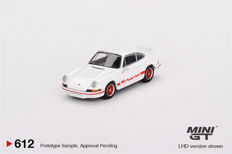 

** Предзаказ ** Mini GT 1:64 911 Carrera RS 2,7 Grand Prix LHD литая модель автомобиля