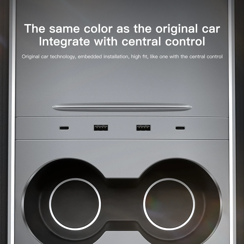 Интеллектуальная док-станция YZ для Tesla 27 Вт, быстрое зарядное устройство, USB-разветвитель шунта для модели 3, 2021, 2022, модель Y, центральный распределитель управления 
Интеллектуальная док-станция YZ для Tesla 27 Вт, быстрое зарядное устройство, USB-разветвитель шунта для модели 3, 2021, 2022, модель Y, центральный распределитель управления