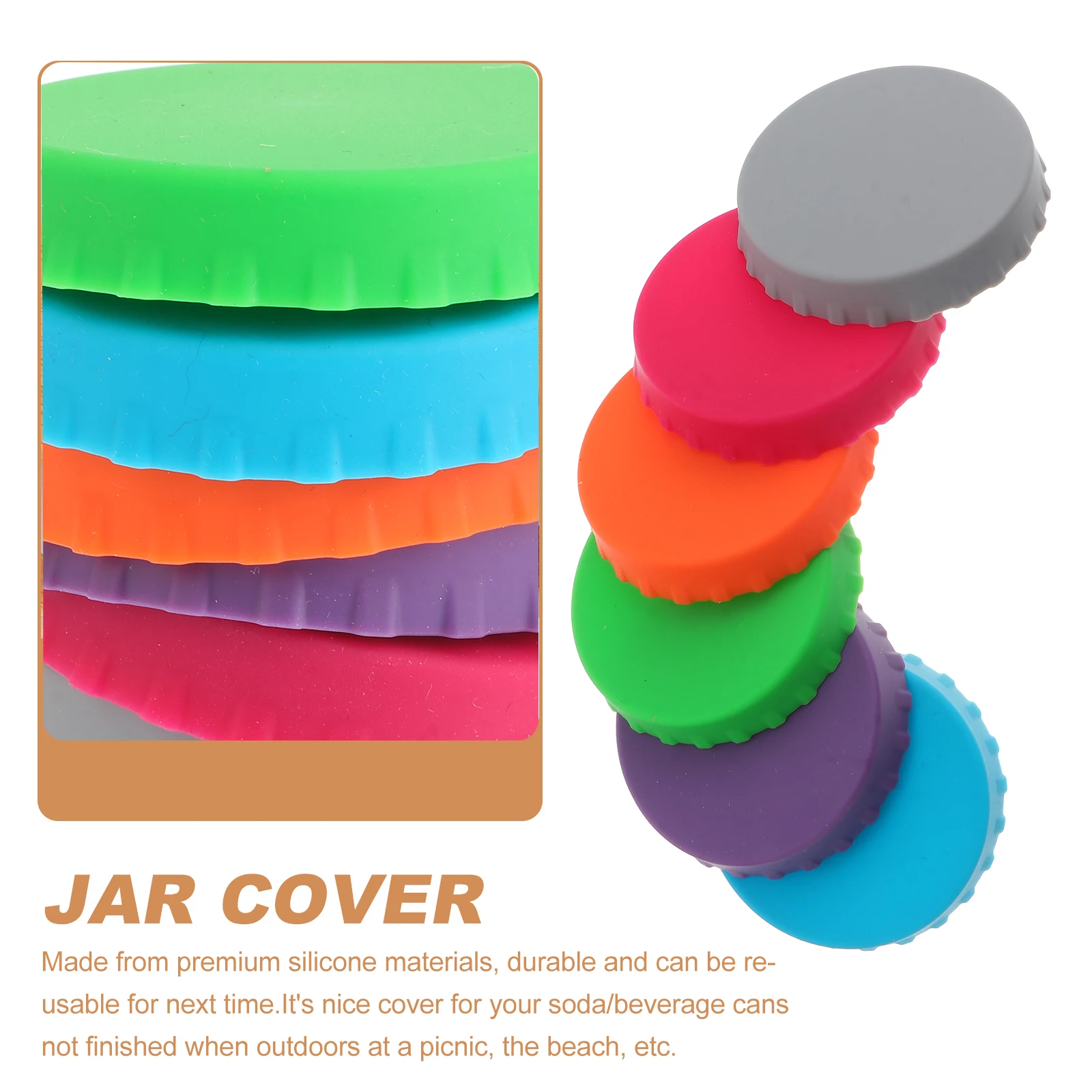 6pcs Standard Beverage Can Covers Leak Proof Sealing Cap Red Wine Soft Cap Sealing Cap Beverage Can Lids Soda Lid Protectors
6pcs Standard Beverage Can Covers Leak Proof Sealing Cap Red Wine Soft Cap Sealing Cap Beverage Can Lids Soda Lid Protectors