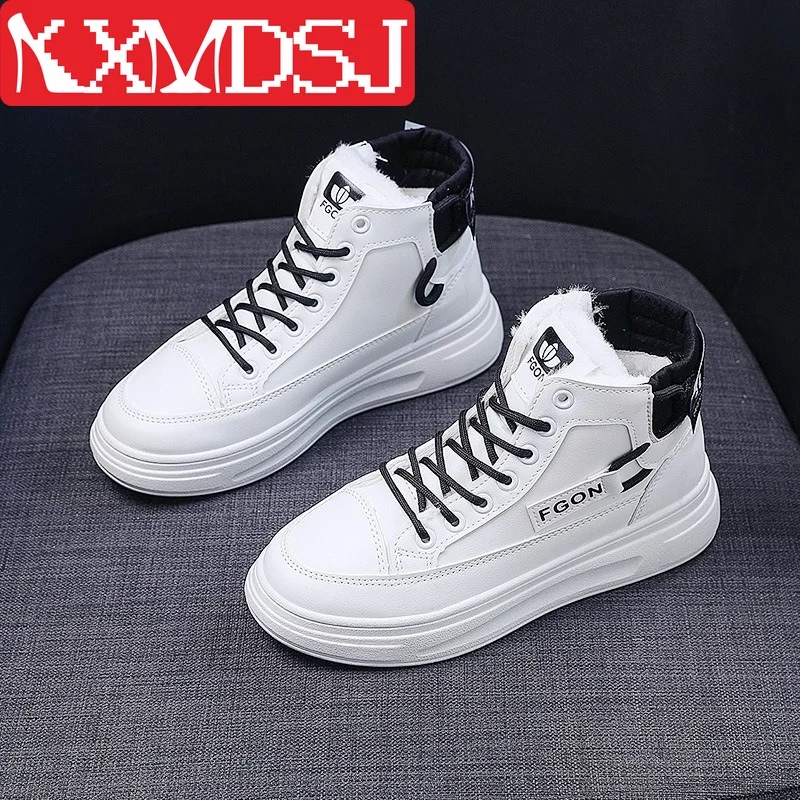 2022 Autumn and Winter New Women's Shoes Plush Velvet High-top White Shoes Sneakers Fashion Wild Warm Cotton Shoes
2022 Autumn and Winter New Women's Shoes Plush Velvet High-top White Shoes Sneakers Fashion Wild Warm Cotton Shoes