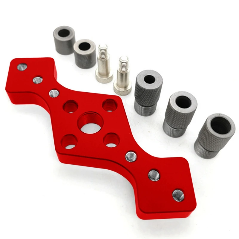 Vertical Pocket Hole Fixture, Positioning Pin Drilling Guide Self-Centering 3-Hole Drill Fixture Locator
Vertical Pocket Hole Fixture, Positioning Pin Drilling Guide Self-Centering 3-Hole Drill Fixture Locator