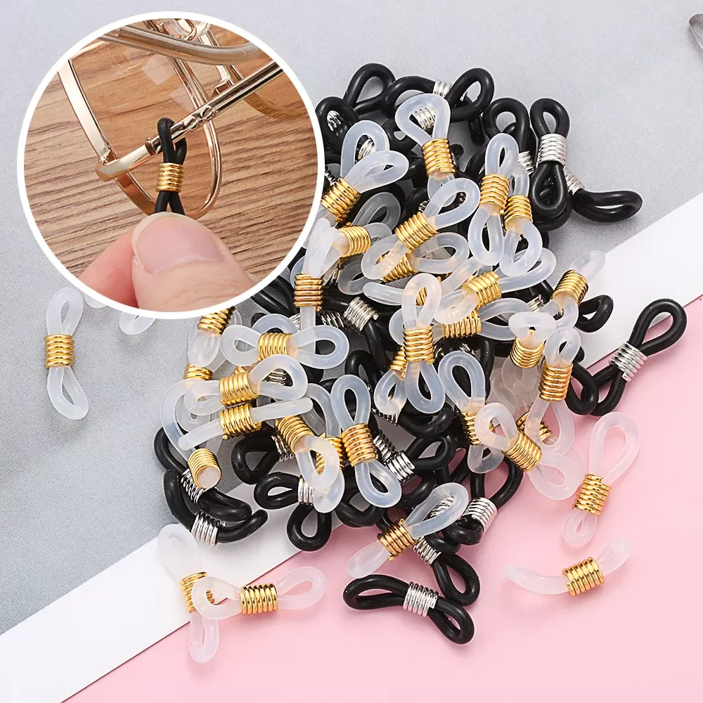 Plastic Silicone Glasses Chain Connection Glasses Chain Antiskid Rubber Ring Strap Extension Spring DIY Eyeglasses Rope
Plastic Silicone Glasses Chain Connection Glasses Chain Antiskid Rubber Ring Strap Extension Spring DIY Eyeglasses Rope