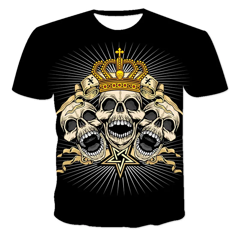 New Summer Fashion New Classic Skull 3D Printing Men And Women All-Match Loose Oversized Tee Hip Hop O-Neck Short Sleeve T-Shirt
New Summer Fashion New Classic Skull 3D Printing Men And Women All-Match Loose Oversized Tee Hip Hop O-Neck Short Sleeve T-Shirt