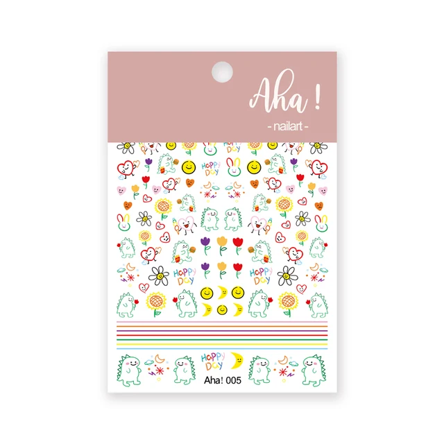 1pc Cartoon Kawaii Dinosaur Bear Animal Nail Art Sticker 8*10CM 3D Self-adhesive Nail Decals Ultra-thin Japanese Manicure Deco
1pc Cartoon Kawaii Dinosaur Bear Animal Nail Art Sticker 8*10CM 3D Self-adhesive Nail Decals Ultra-thin Japanese Manicure Deco