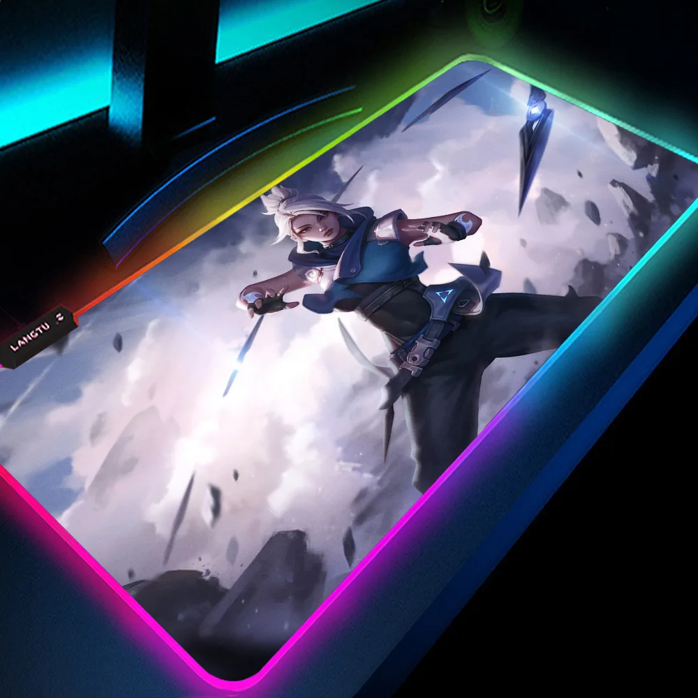 Valorant Custom Anime RGB Mouse Mats Mouse Carpet Computer Table Decoration Luminous Mousepad LED Mouse Pad Table Mat Table Rug
Valorant Custom Anime RGB Mouse Mats Mouse Carpet Computer Table Decoration Luminous Mousepad LED Mouse Pad Table Mat Table Rug