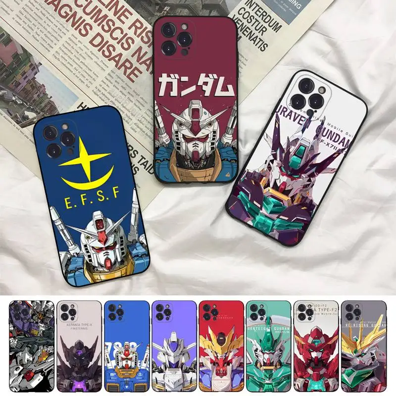 

G-Gundam Mechas Shockproof Phone Case For iPhone 8 7 6 6S Plus X SE 2020 XR XS 14 11 12 13 Mini Pro Max Mobile Case