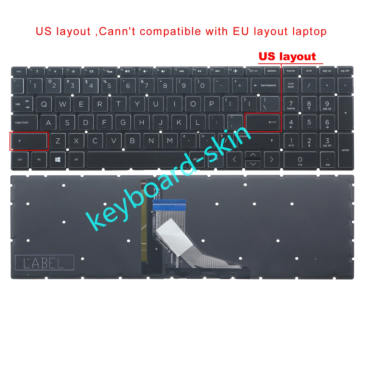 Новая английская клавиатура без рамки с подсветкой для HP 250 G7,255 G7,256 G7,17-BY,17-CA,17-CD,15-CN,15-CP,15-CR 15-CS,15-EC,15-DF,15-DR
Новая английская клавиатура без рамки с подсветкой для HP 250 G7,255 G7,256 G7,17-BY,17-CA,17-CD,15-CN,15-CP,15-CR 15-CS,15-EC,15-DF,15-DR