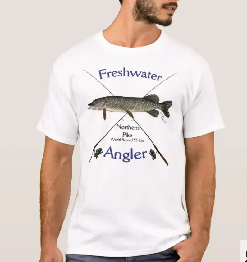 Northern Pike Freshwater Fishing Fisherman Angler Gift T-Shirt. Summer Cotton Short Sleeve O-Neck Mens T Shirt New S-3XL
Northern Pike Freshwater Fishing Fisherman Angler Gift T-Shirt. Summer Cotton Short Sleeve O-Neck Mens T Shirt New S-3XL