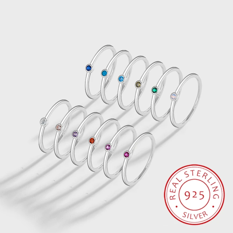 New Classic Rainbow 12 Zodiac Round Full Diamond Zircon Lady's Ring S925 Original Genuine Sterling Silver Couple Jewelry Gift
New Classic Rainbow 12 Zodiac Round Full Diamond Zircon Lady's Ring S925 Original Genuine Sterling Silver Couple Jewelry Gift