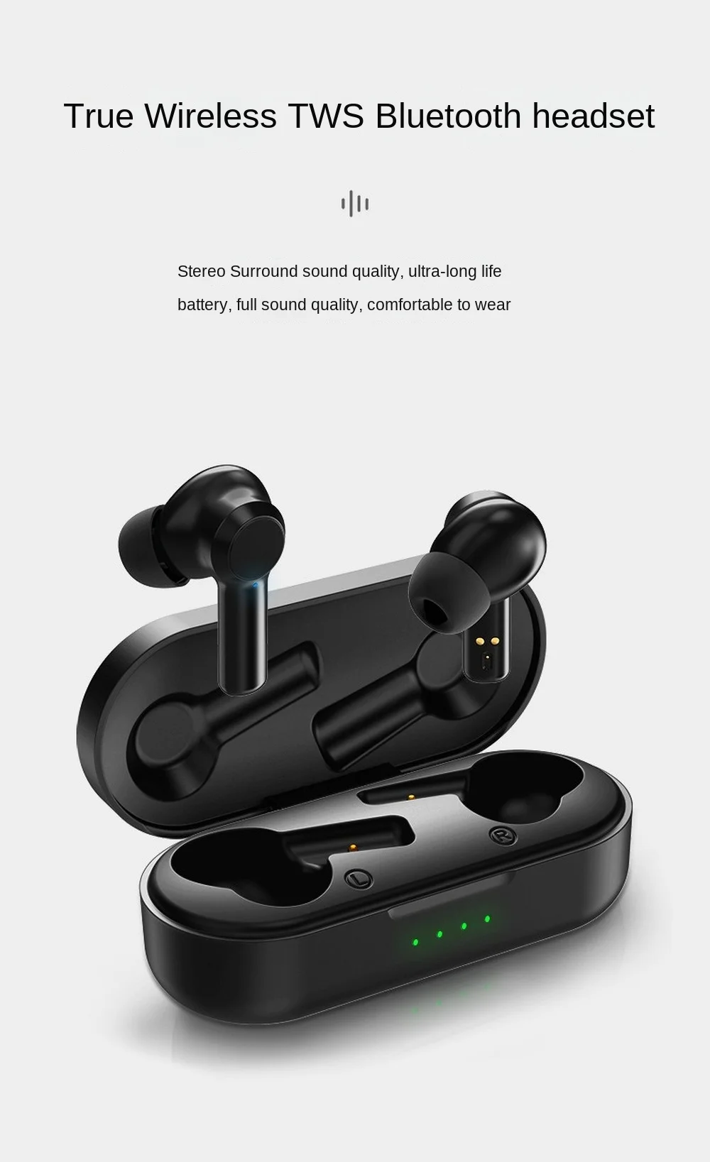 W20 Bluetooth headset tws in-ear touch sports waterproof ANC noise-cancelling true wireless headset
W20 Bluetooth headset tws in-ear touch sports waterproof ANC noise-cancelling true wireless headset