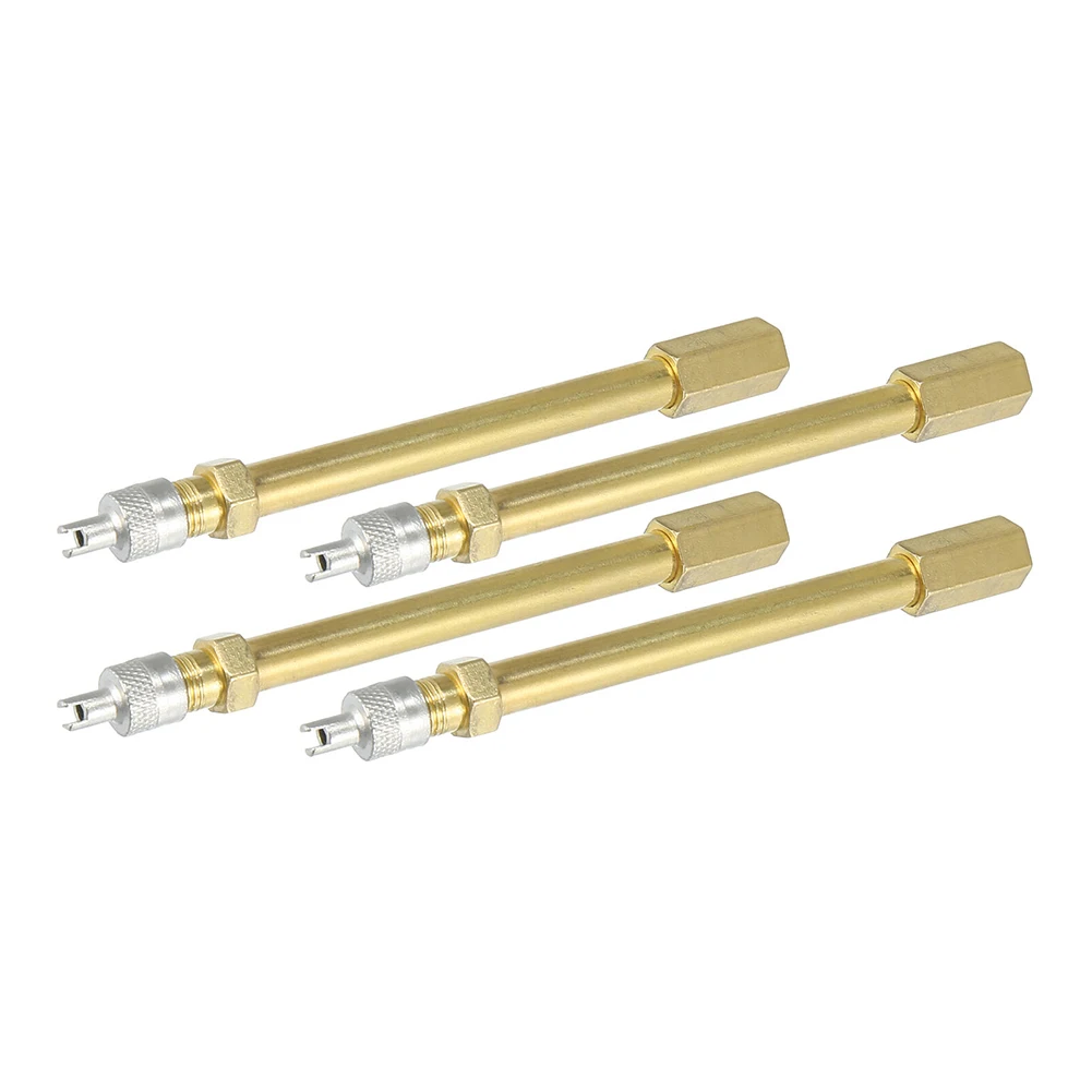 Brass Tone Tire Valve Stem Extension Inflation Pole, Perfect Tool for Easy Tire Inflation, Suitable for Various Vehicles
Brass Tone Tire Valve Stem Extension Inflation Pole, Perfect Tool for Easy Tire Inflation, Suitable for Various Vehicles