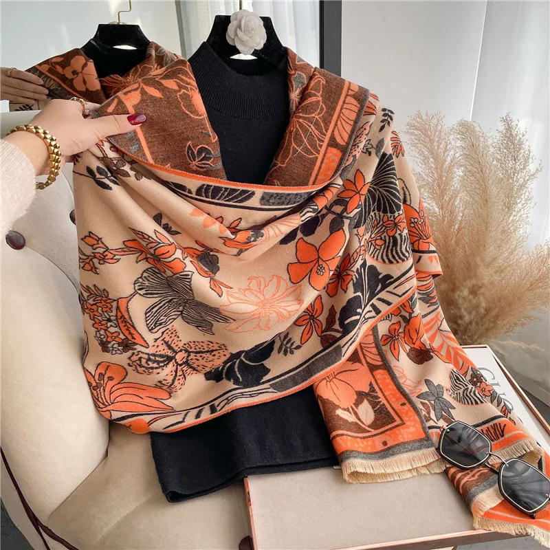 2022 Luxury Design Women Cashmere Scarf Winter Pashmina Warm Shawls Wraps Female Print Thick Blanket Neck Scarves Bufanda
2022 Luxury Design Women Cashmere Scarf Winter Pashmina Warm Shawls Wraps Female Print Thick Blanket Neck Scarves Bufanda