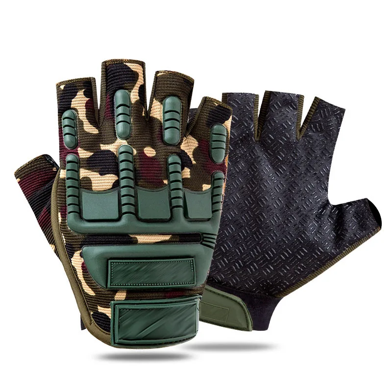 New Camouflage Tactical Gloves Men Sports Half Finger Outdoor Bicycle Motorcyclist Mountaineering Shooting Hunting Cycling Glove
New Camouflage Tactical Gloves Men Sports Half Finger Outdoor Bicycle Motorcyclist Mountaineering Shooting Hunting Cycling Glove