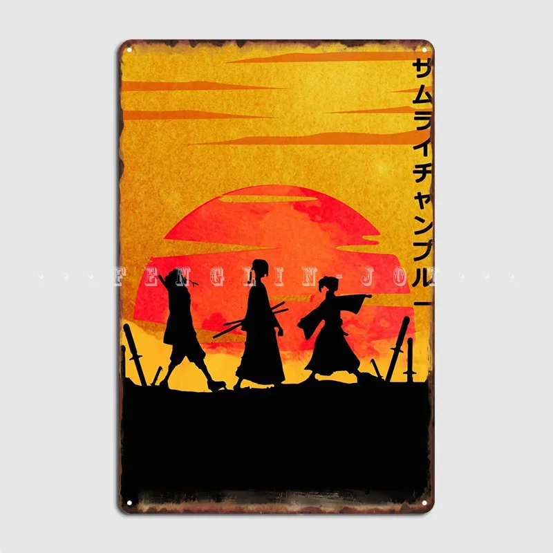 Samurai Champloo металлический знак клуб домашняя роспись картина паб гараж персонализированный жестяной знак плакат
Samurai Champloo металлический знак клуб домашняя роспись картина паб гараж персонализированный жестяной знак плакат