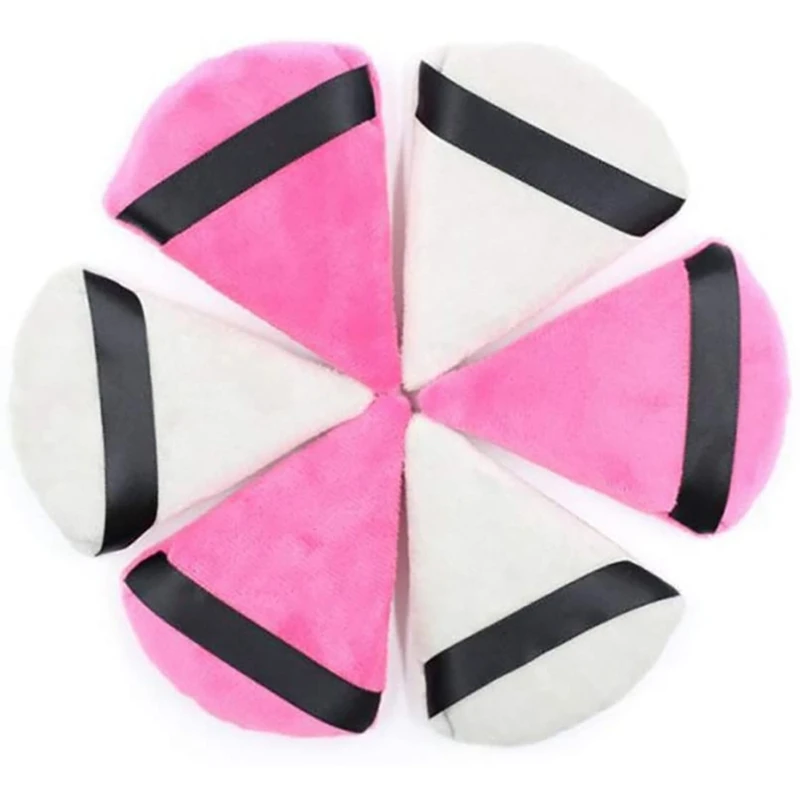 QUANFAN 6Pcs Makeup Powder Puff Cotton Triple-Cornered Powder Puff Makeup Wedge Dry Powder Puff Makeup Tool
QUANFAN 6Pcs Makeup Powder Puff Cotton Triple-Cornered Powder Puff Makeup Wedge Dry Powder Puff Makeup Tool