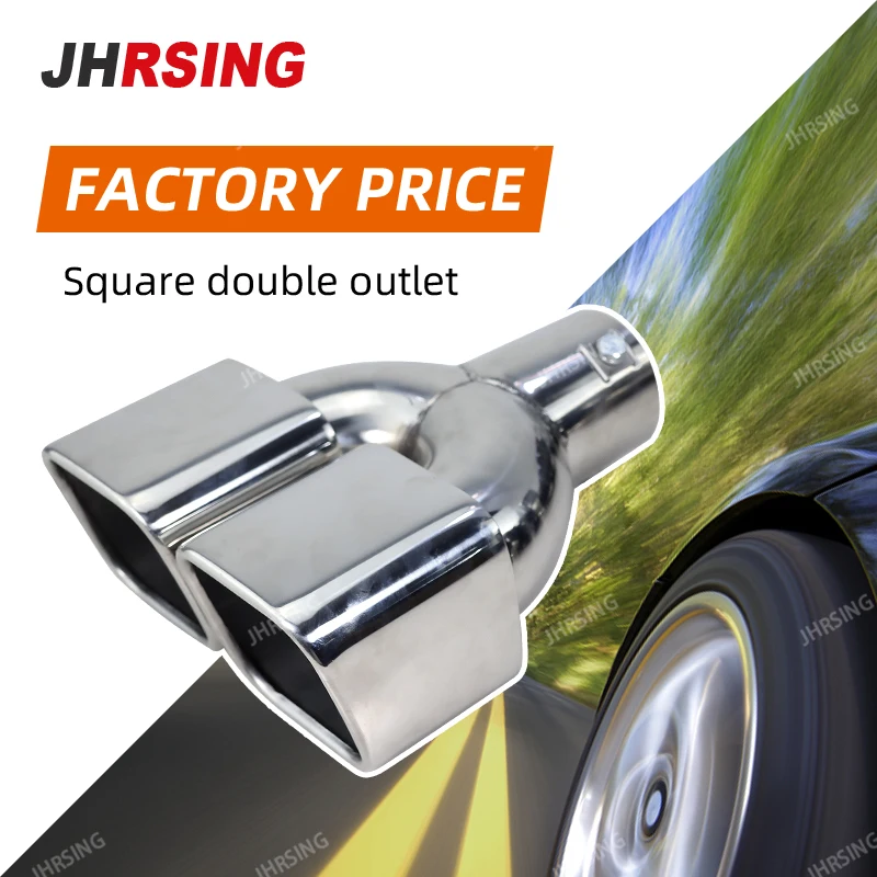 38-54mm inlet adjustable factory sell Angle adjustable stainless steel automobile exhaust tip muffler tail throat
38-54mm inlet adjustable factory sell Angle adjustable stainless steel automobile exhaust tip muffler tail throat