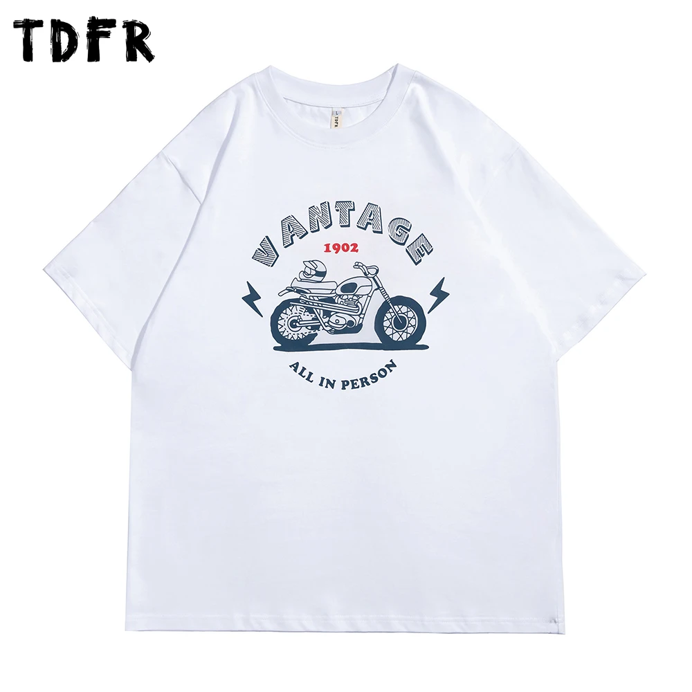 Motorcycle Print Short Sleeve T-shirt Mens Summer Retro Half-Sleeve Casual Loose Crew Neck Cotton Tee Mens
Motorcycle Print Short Sleeve T-shirt Mens Summer Retro Half-Sleeve Casual Loose Crew Neck Cotton Tee Mens