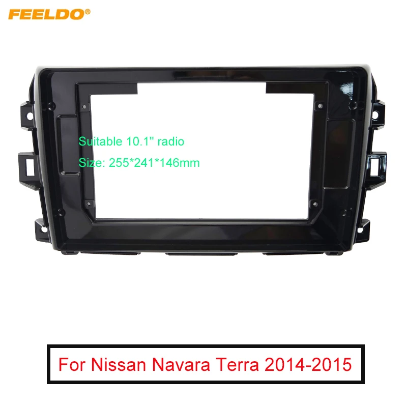 FEELDO Car Audio 10.1" Big Screen 2DIN Fascia Frame Adapter For Nissan Navara Terra DVD Player Dash Fitting Panel Frame Kit
FEELDO Car Audio 10.1" Big Screen 2DIN Fascia Frame Adapter For Nissan Navara Terra DVD Player Dash Fitting Panel Frame Kit
