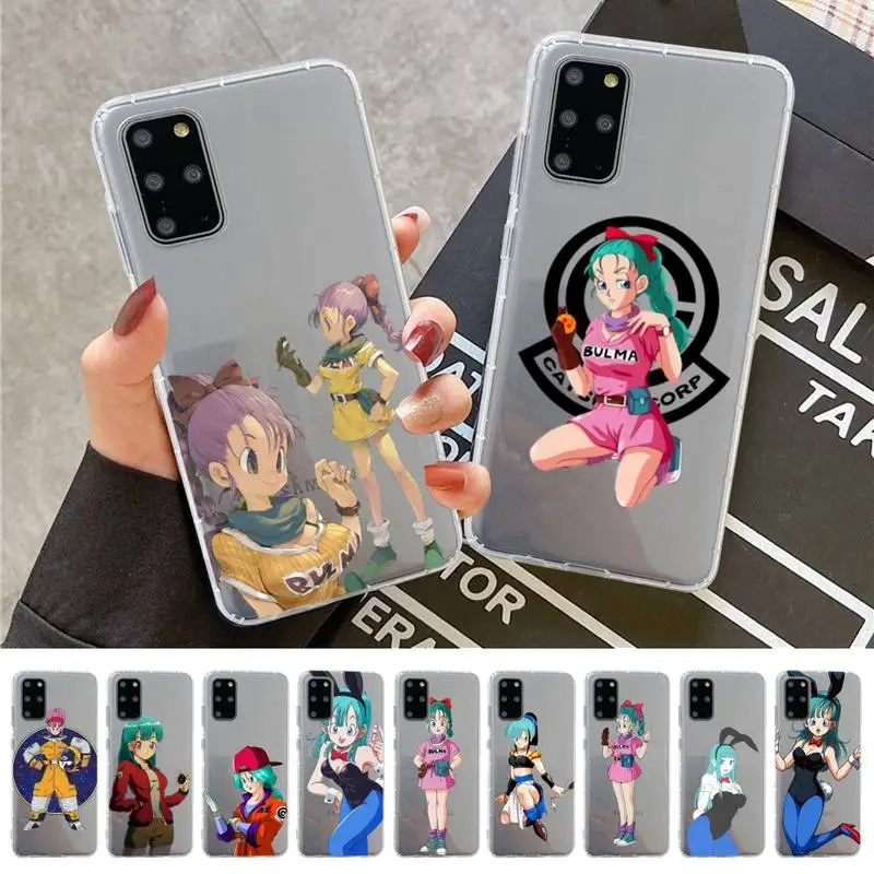 BANDAI Dragon Ball Bulma Phone Case for Samsung A51 A52 A71 A12 for Redmi 7 9 9A for Huawei Honor8X 10i Clear Case
BANDAI Dragon Ball Bulma Phone Case for Samsung A51 A52 A71 A12 for Redmi 7 9 9A for Huawei Honor8X 10i Clear Case