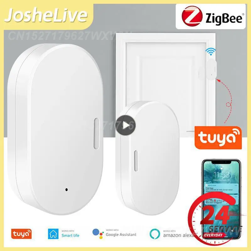 Smart Security Alarms Smart Home Google Home Door Detectors Wireless Remote Monitoring Door Window Magnetic Sensor Zigbee Alexa 
Smart Security Alarms Smart Home Google Home Door Detectors Wireless Remote Monitoring Door Window Magnetic Sensor Zigbee Alexa
